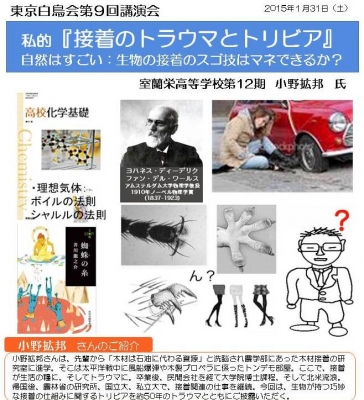 東京白鳥会第９回講演会フライヤ20141210